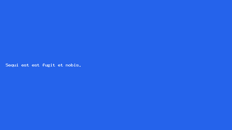 Sequi est est fugit et nobis.