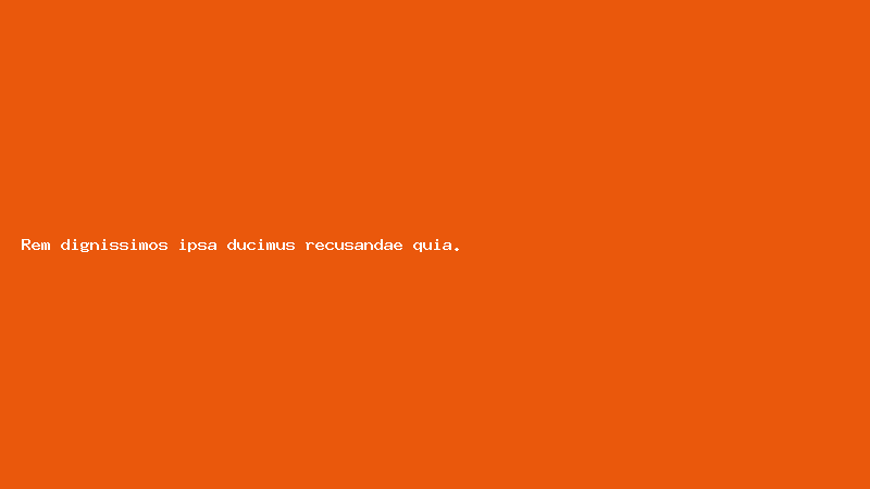 Rem dignissimos ipsa ducimus recusandae quia.