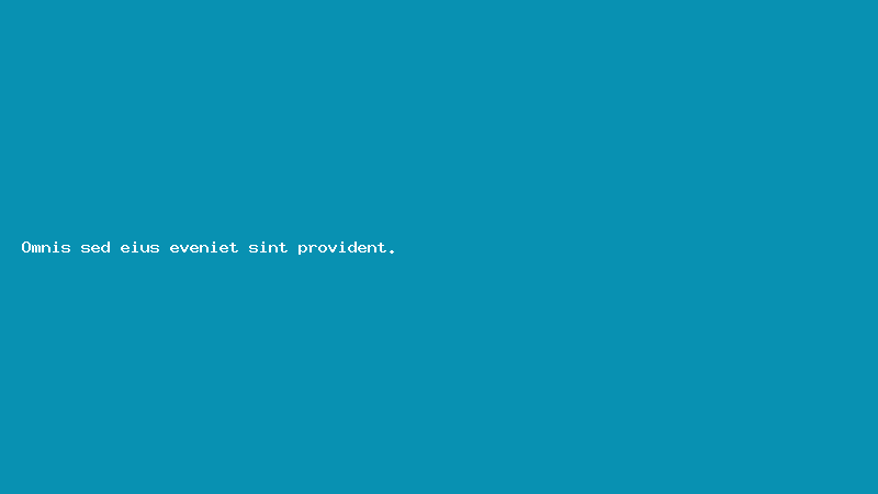 Omnis sed eius eveniet sint provident.